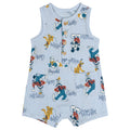 Mickey Mouse Cotton Gauze Henley Sleeveless Romper