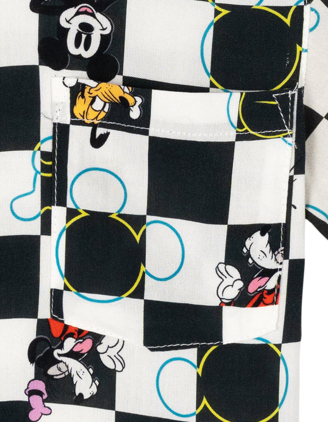 mens mickey mouse dress shirt Mickey Mouse Men's Print Button Up Shirt with Short Sleeves, Sizes XS-5XL