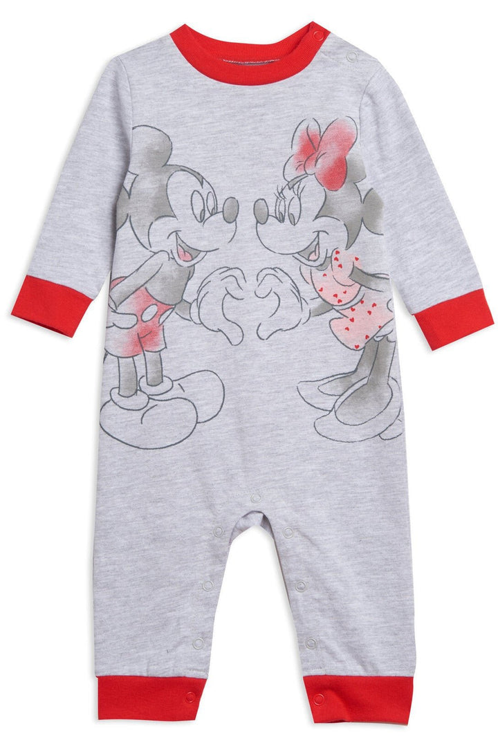 Mickey Mouse Long Sleeve Sleep N' Play Coverall - imagikids