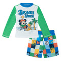 Mickey Mouse Raglan Rash Guard and Swim Trunks UPF 50+ Outfit Set