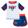 Mickey Mouse Rash Guard and Swim Trunks UPF 50+ Outfit Set