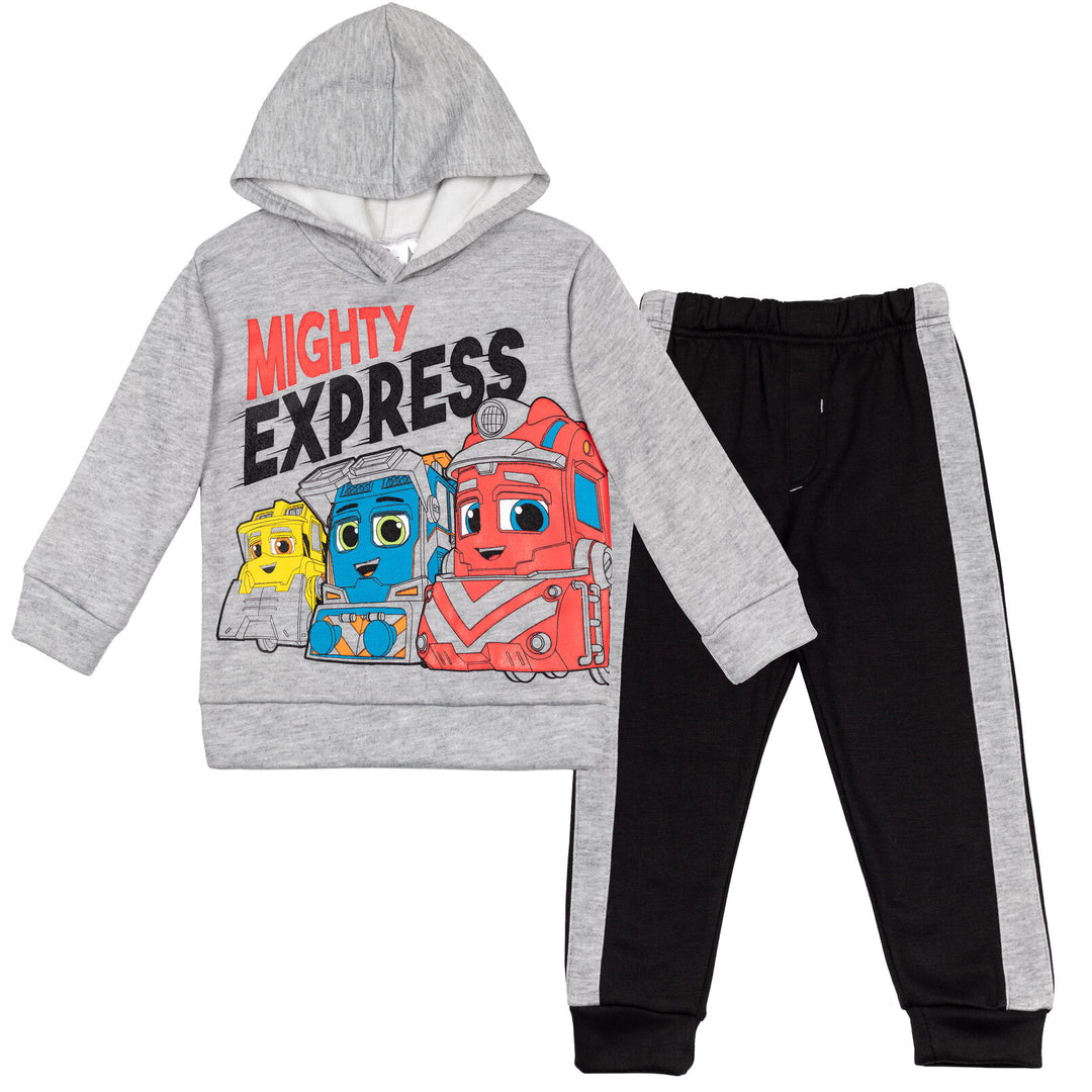 Mighty Express Nate Fleece Jogger Conjunto de sudadera con capucha y pantalones