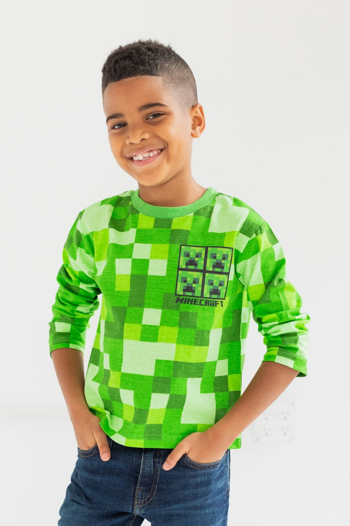 Minecraft 2 Pack Long Sleeve T - Shirts - imagikids