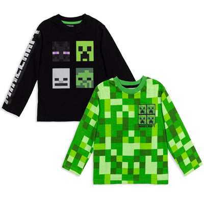 Minecraft 2 Pack Long Sleeve T - Shirts - imagikids