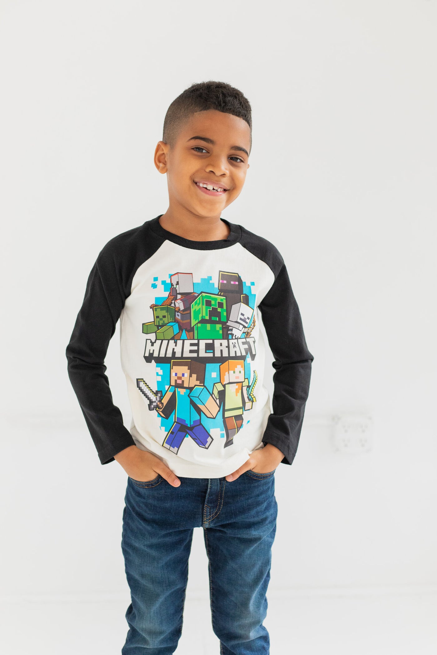 Minecraft 2 Pack Long Sleeve T-Shirts
