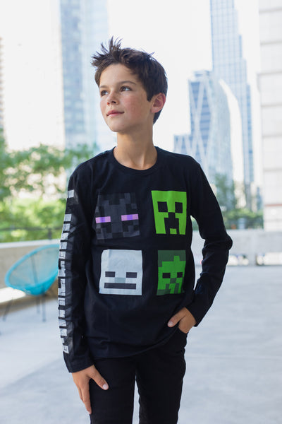 Minecraft 2 Pack Long Sleeve T-Shirts