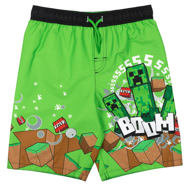 Minecraft 3 Pack Swim Trunks Bathing Suits - imagikids