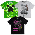 Minecraft 3 Pack T-Shirts