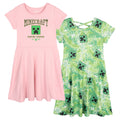 Minecraft Creeper 2 Pack Dresses