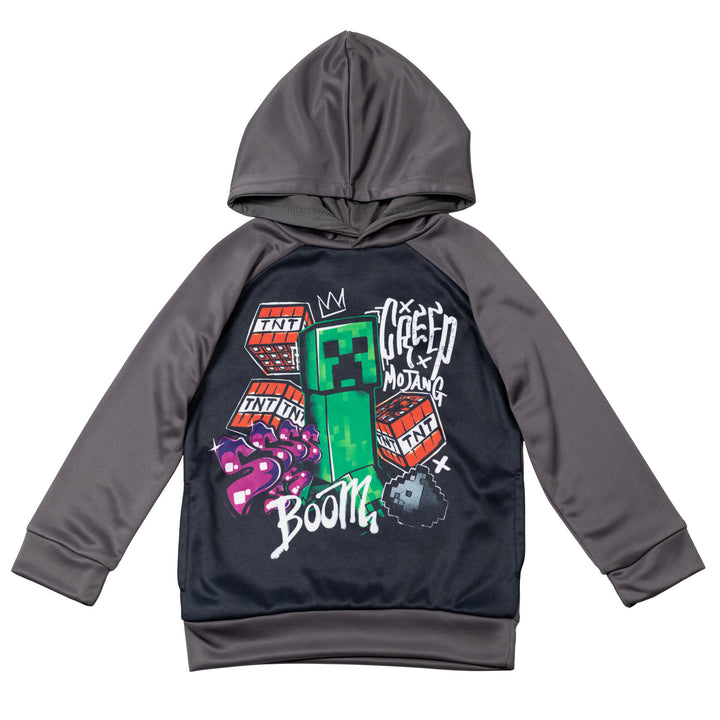 Minecraft Creeper Athletic Pullover Hoodie