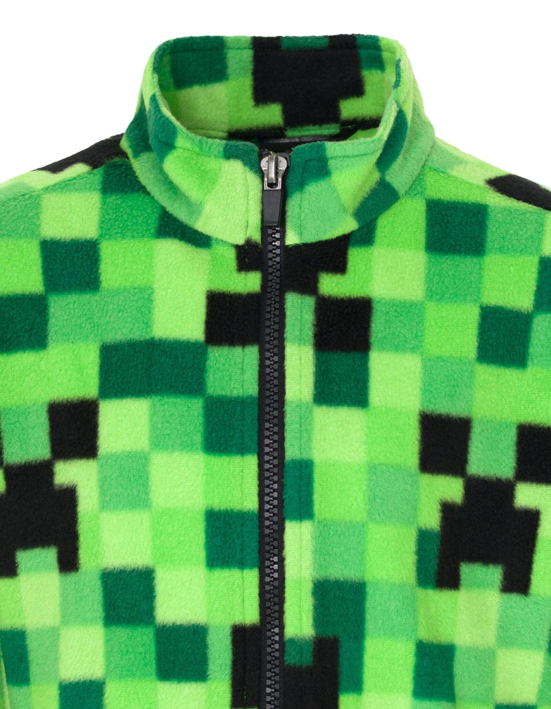 Minecraft Creeper Fleece Zip Up Jacket - imagikids