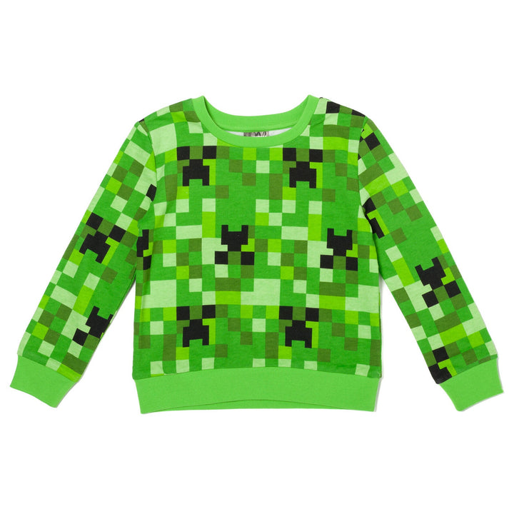 Minecraft Creeper French Terry Sweatshirt - imagikids