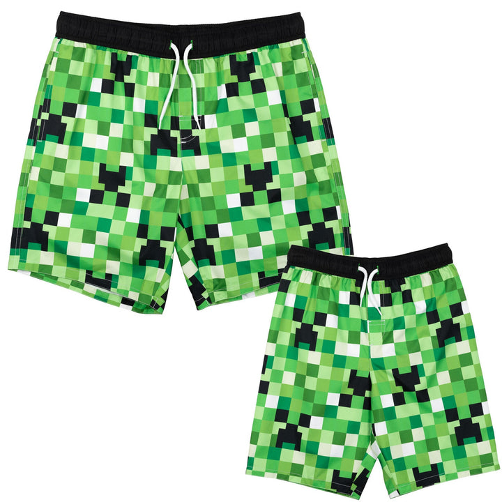 Minecraft Creeper Swim Trunks Bathing Suit - imagikids