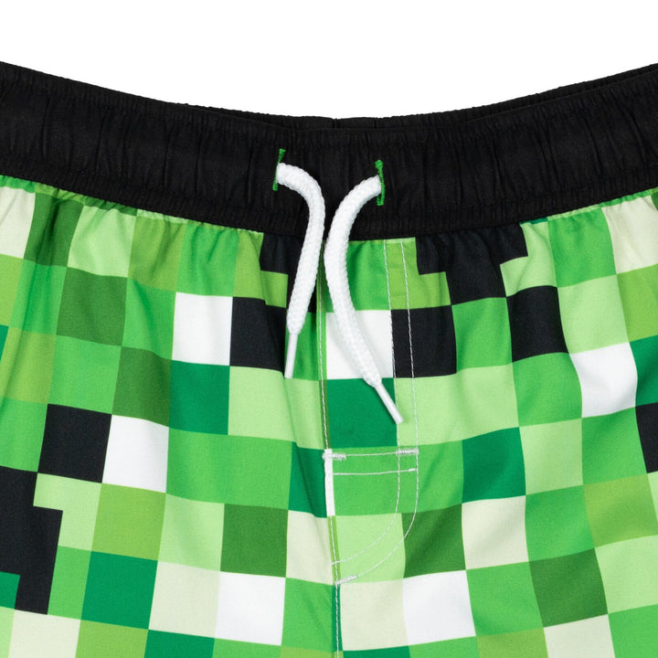 Minecraft Creeper Swim Trunks Bathing Suit - imagikids