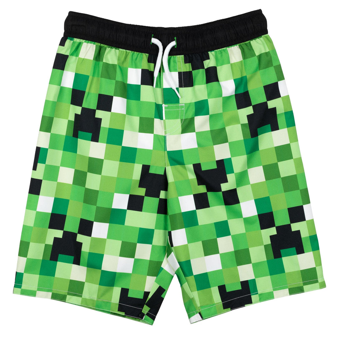 Minecraft Creeper Swim Trunks Bathing Suit - imagikids