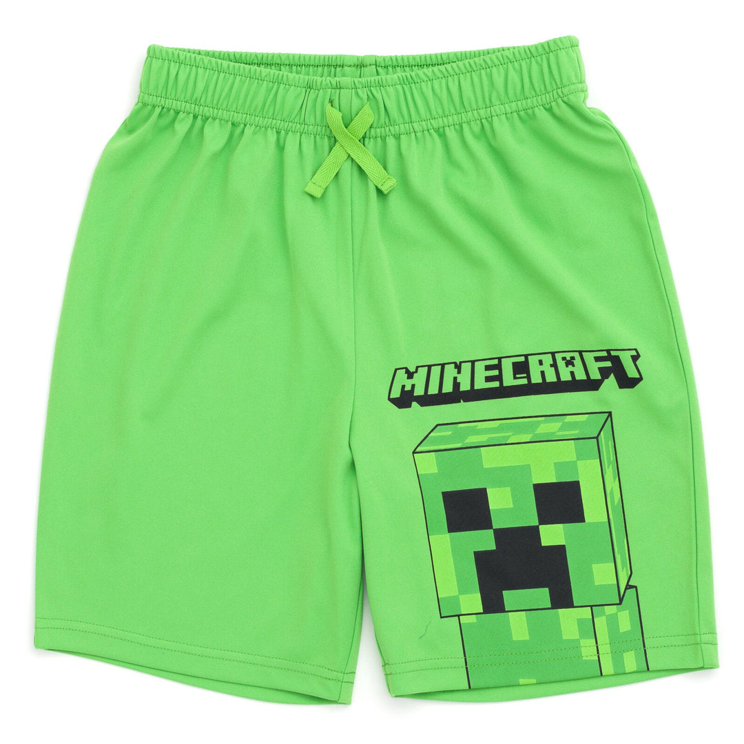 Minecraft Creeper T - Shirt and Shorts Outfit Set - imagikids