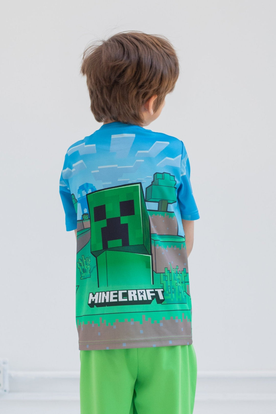 Minecraft Creeper T - Shirt and Shorts Outfit Set - imagikids