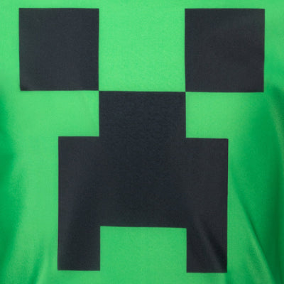 Minecraft Creeper UPF 50+ Rash Guard Swim Shirt