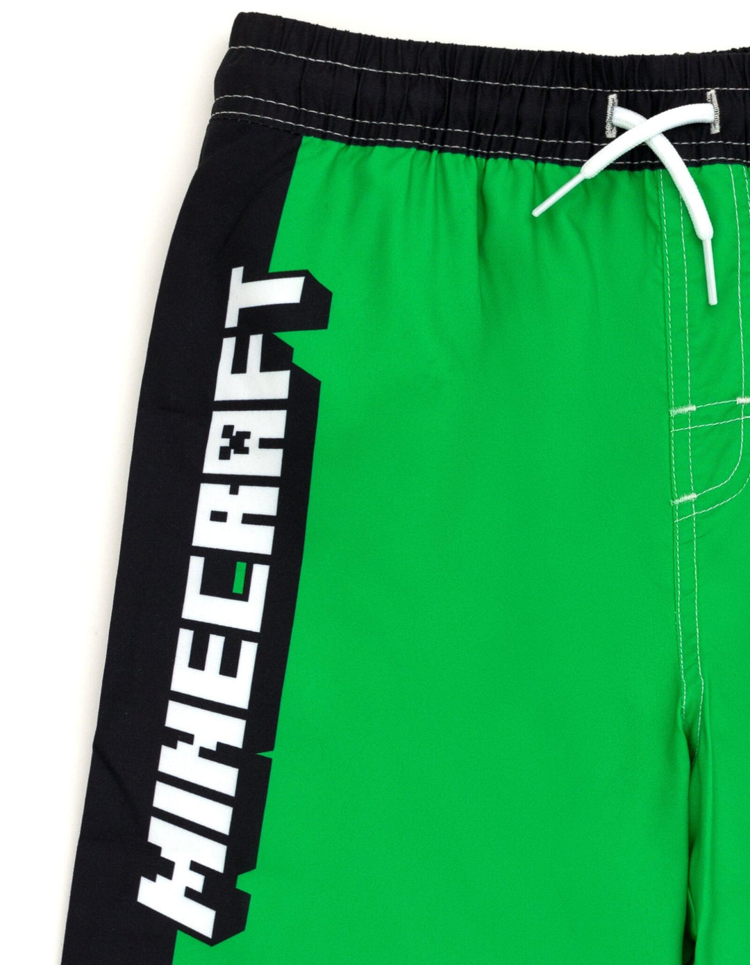 Minecraft Creeper UPF 50+ Rash Guard Swim Trunks Outfit Set - imagikids