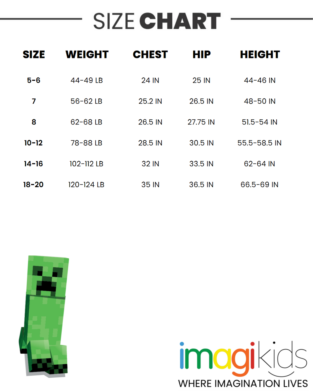 Minecraft Creeper UPF 50+ Swim Jammers Swimsuit