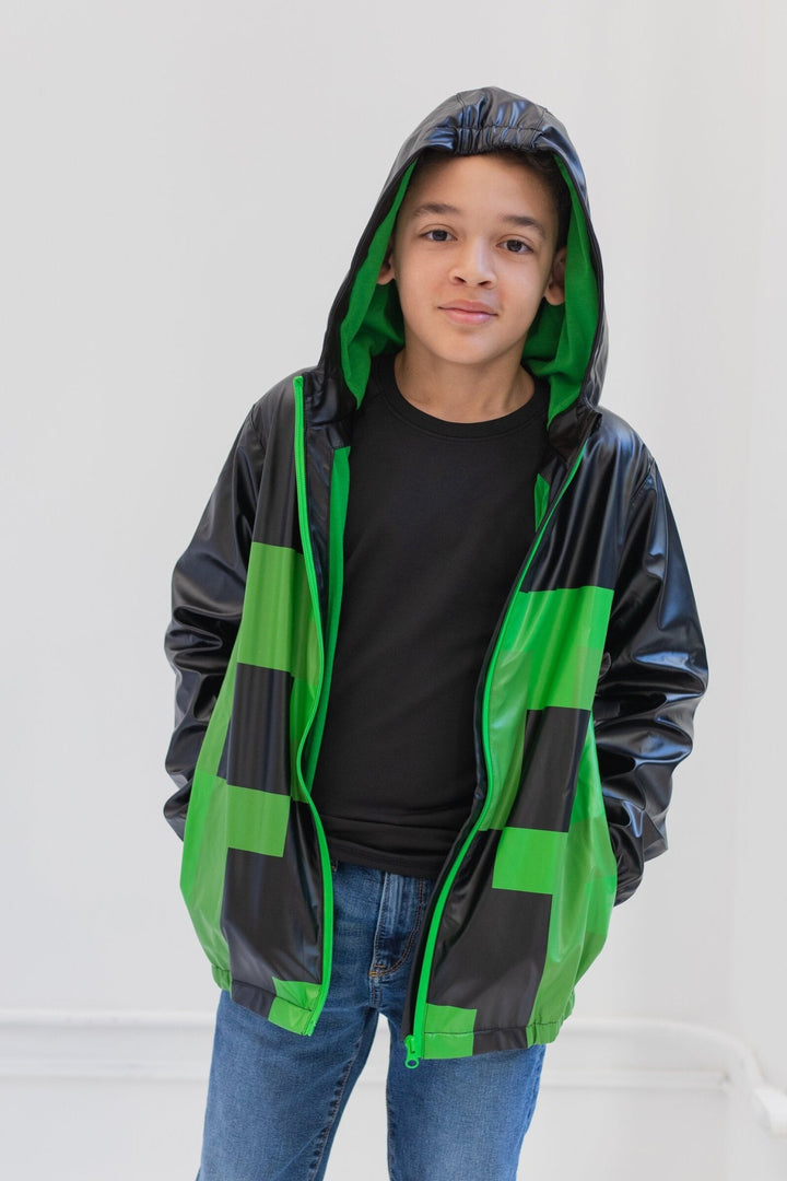 Minecraft Creeper Zip Up Jacket - imagikids