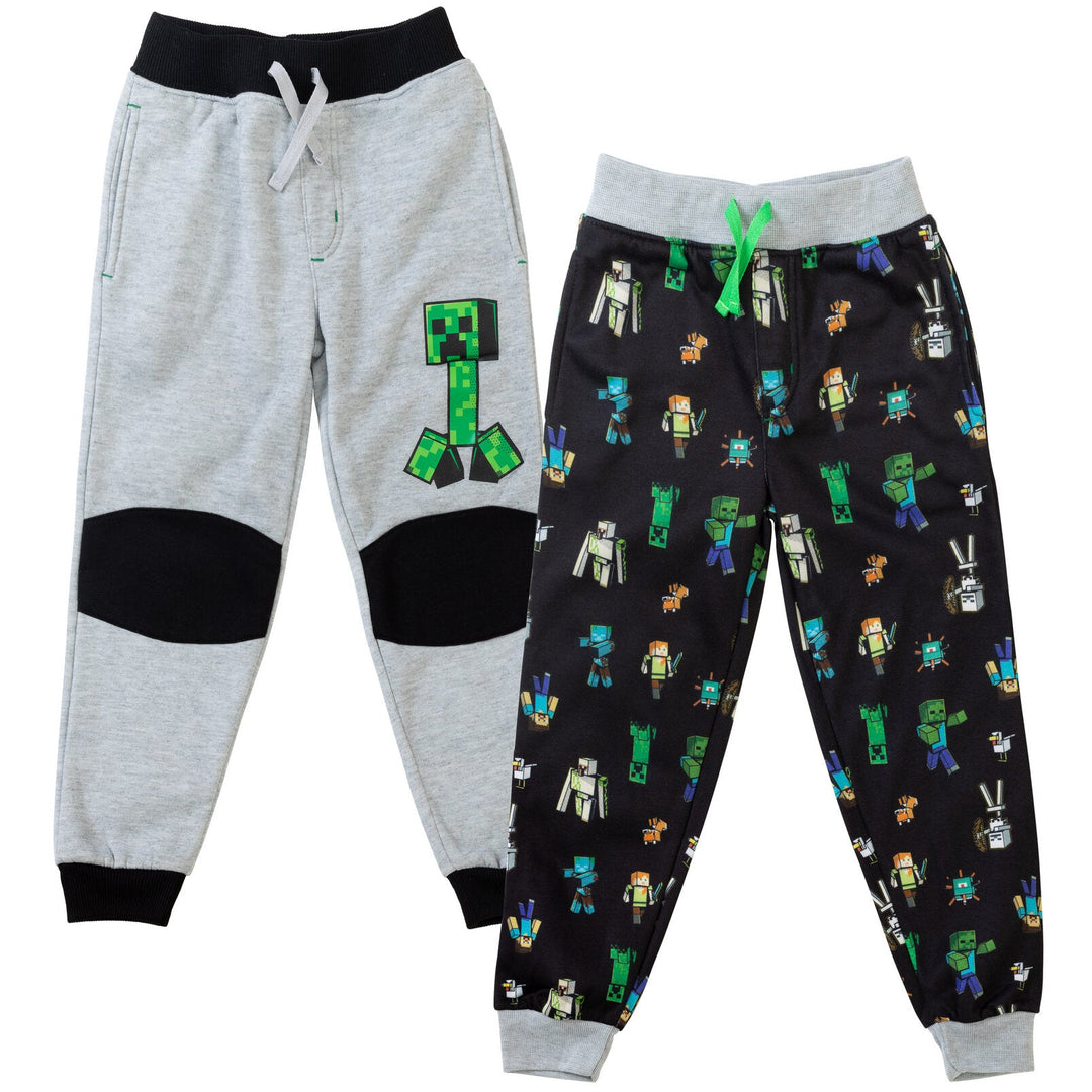 Minecraft Fleece 2 Pack Jogger Pants - imagikids