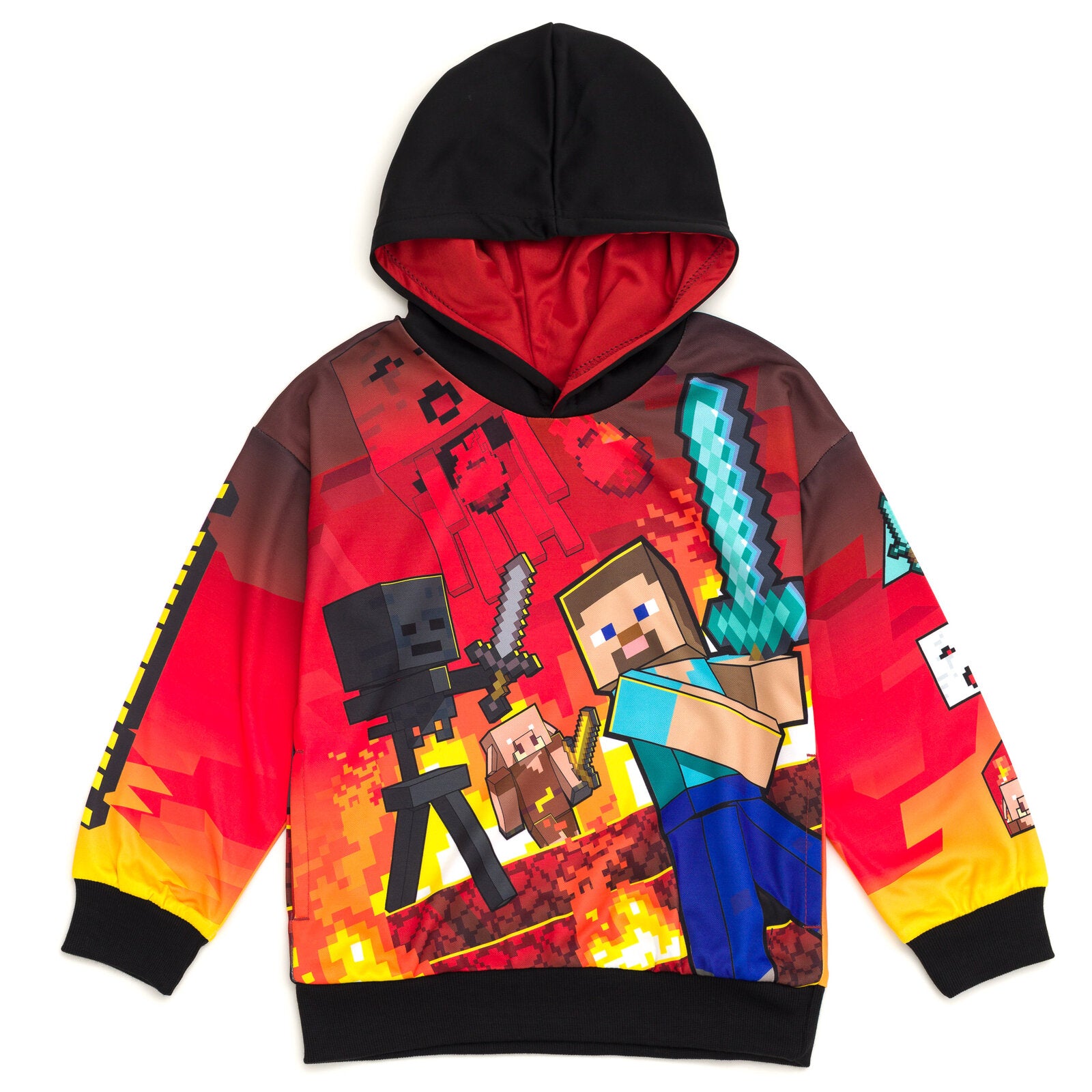 Minecraft Fleece Pullover Hoodie | FREE Shipping on Orders $50+ and ...