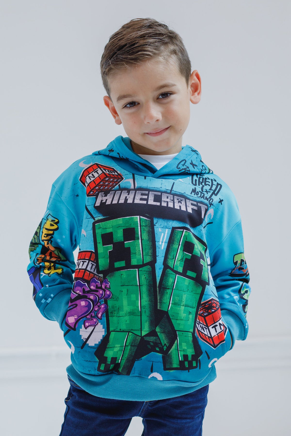 Minecraft Fleece Pullover Hoodie | FREE Shipping on Orders $50+ and ...