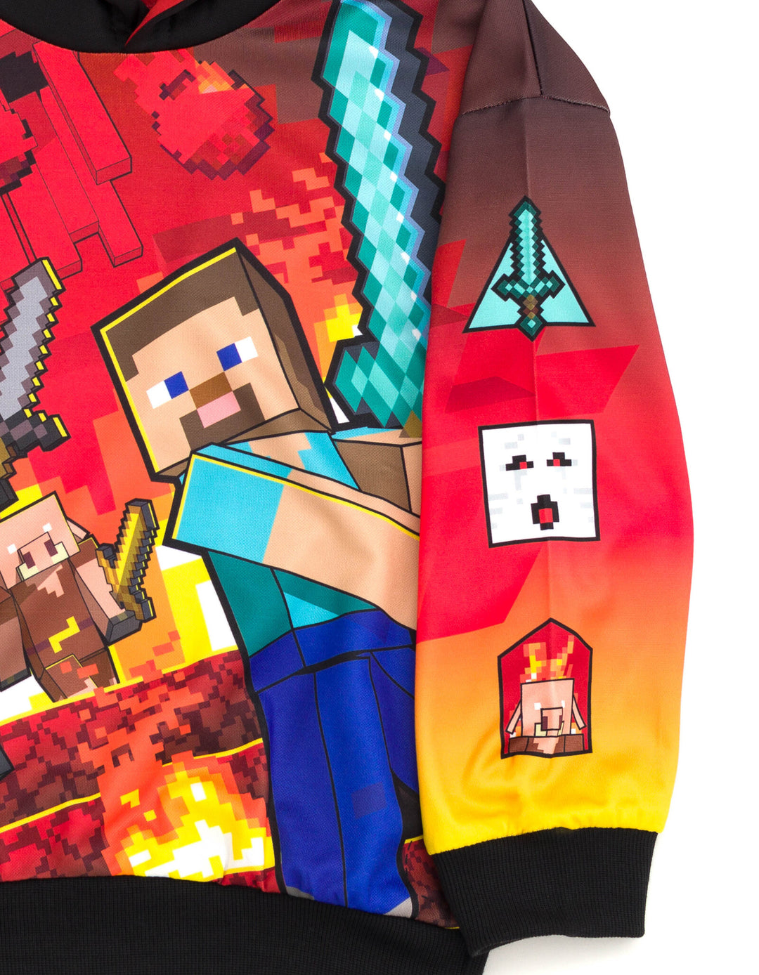 Minecraft Fleece Pullover Hoodie | FREE Shipping on Orders $50+ and ...