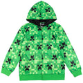 Minecraft Fleece Zip Up Hoodie