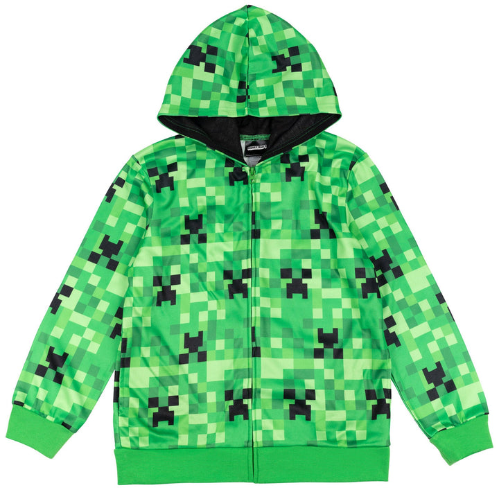 Minecraft Fleece Zip Up Hoodie - imagikids