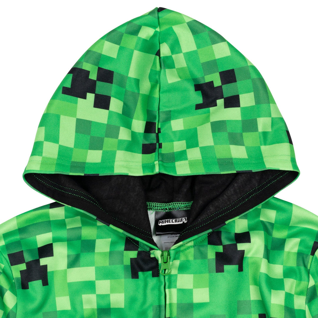 Minecraft Fleece Zip Up Hoodie - imagikids