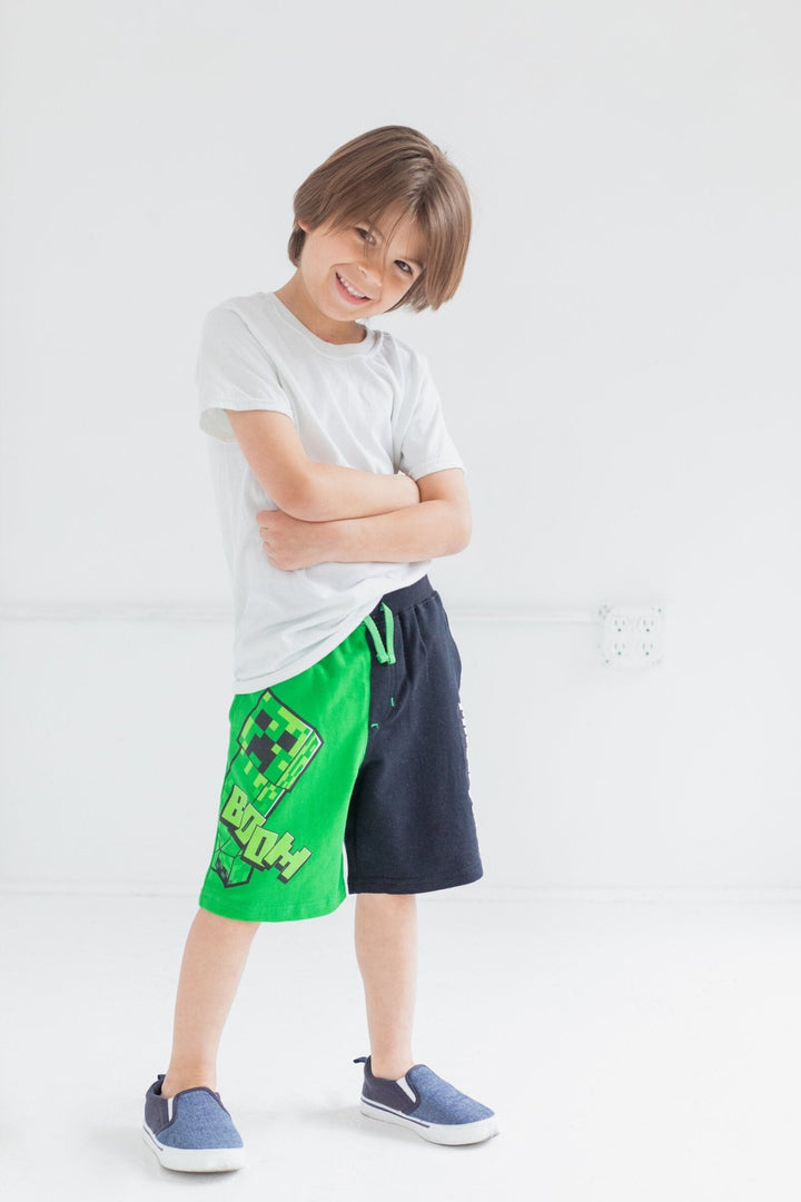 Minecraft French Terry 3 Pack Shorts - imagikids