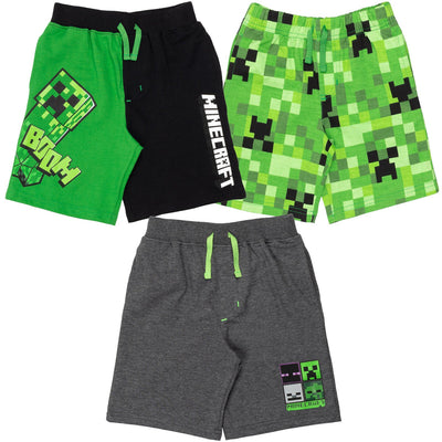 Minecraft French Terry 3 Pack Shorts - imagikids