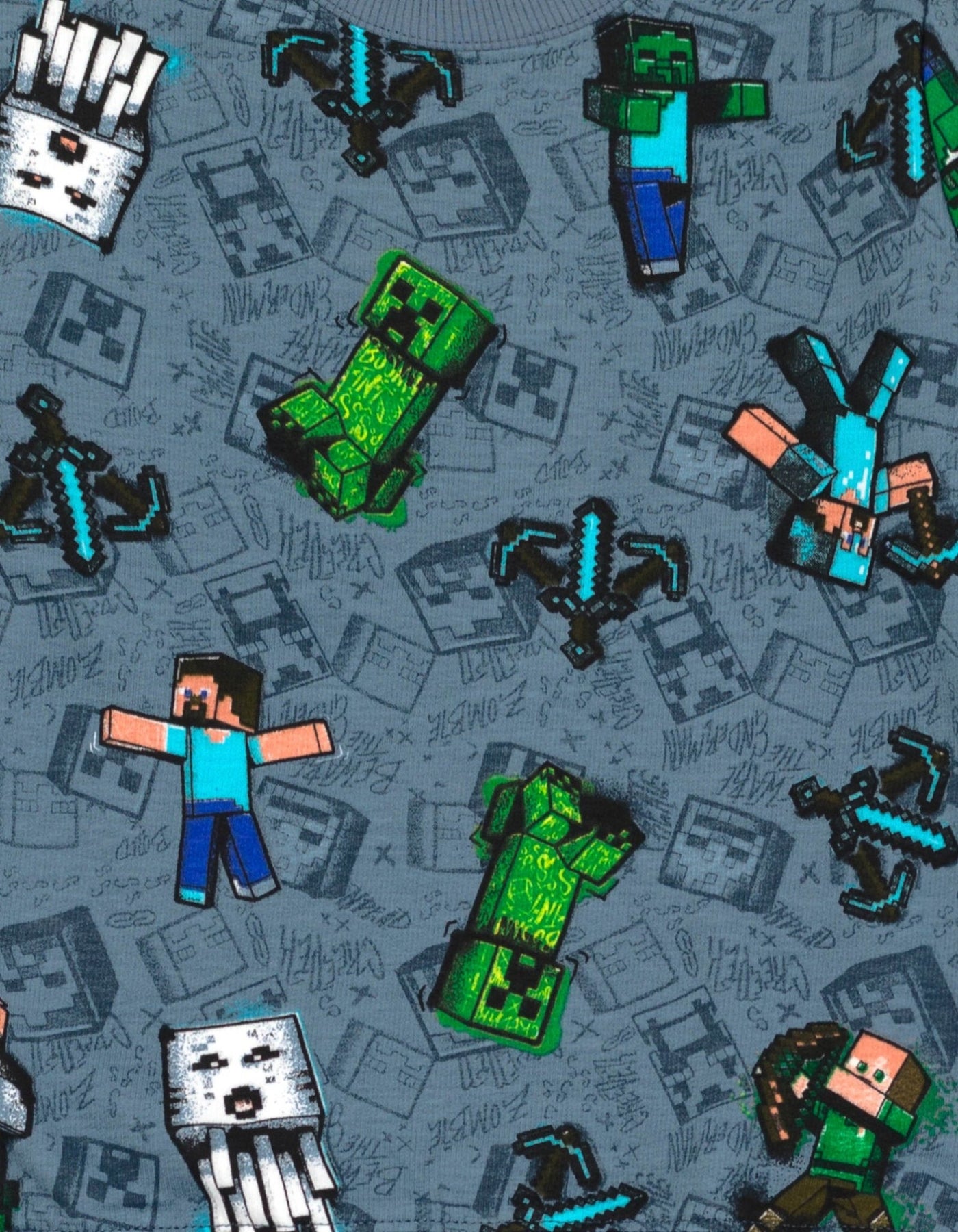 Minecraft French Terry Sweatshirt and Jogger Pants Set - imagikids