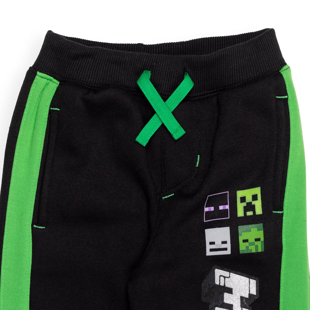 Minecraft Mobs Fleece 2 Pack Jogger Pants - imagikids