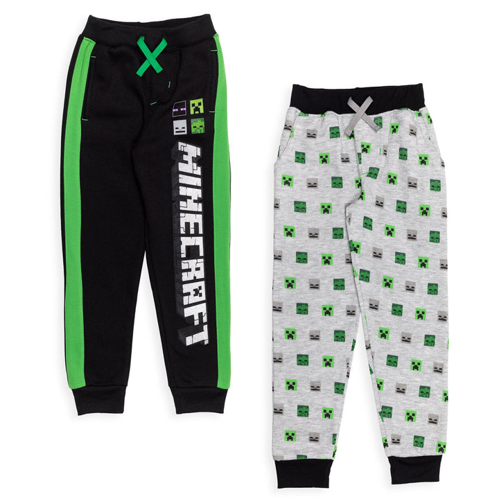 Minecraft Mobs Fleece 2 Pack Jogger Pants - imagikids