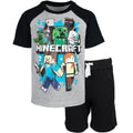 Minecraft T-Shirt and French Terry Shorts Outfit Set