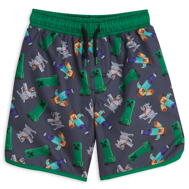 Minecraft UPF 50+ Swim Trunks Bathing Suit - imagikids