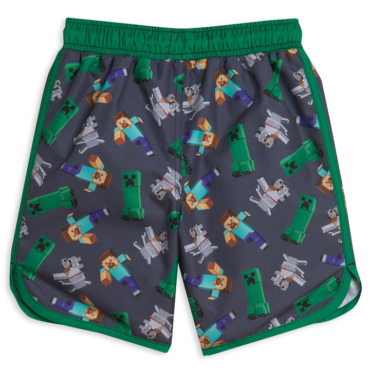 Minecraft UPF 50+ Swim Trunks Bathing Suit - imagikids