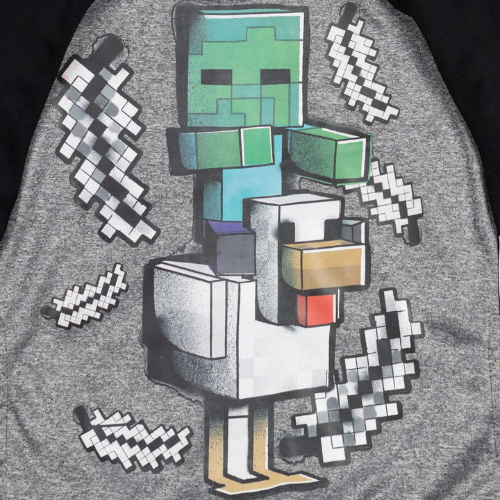 Minecraft Zombie Fleece Pullover Hoodie