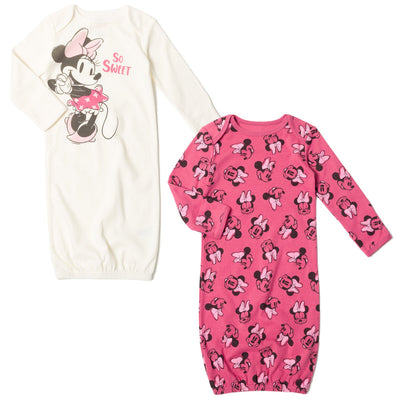 Minnie Mouse 2 Pack Long Sleeve Gowns - imagikids