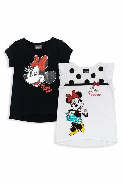 Minnie Mouse 2 Pack Ruffle Graphic T - Shirt - imagikids
