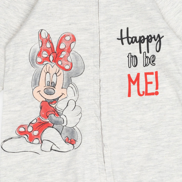 Minnie Mouse 2 Pack Zip Up Sleep N' Play Coveralls - imagikids