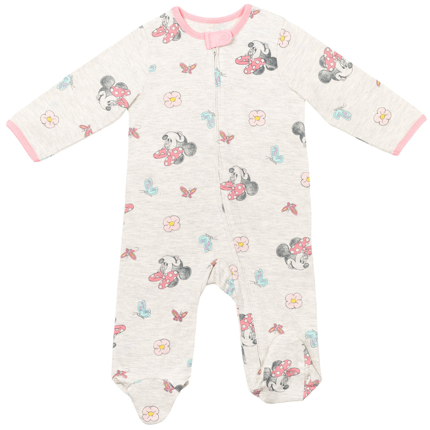 Minnie Mouse 2 Pack Zip Up Sleep N' Play Coveralls