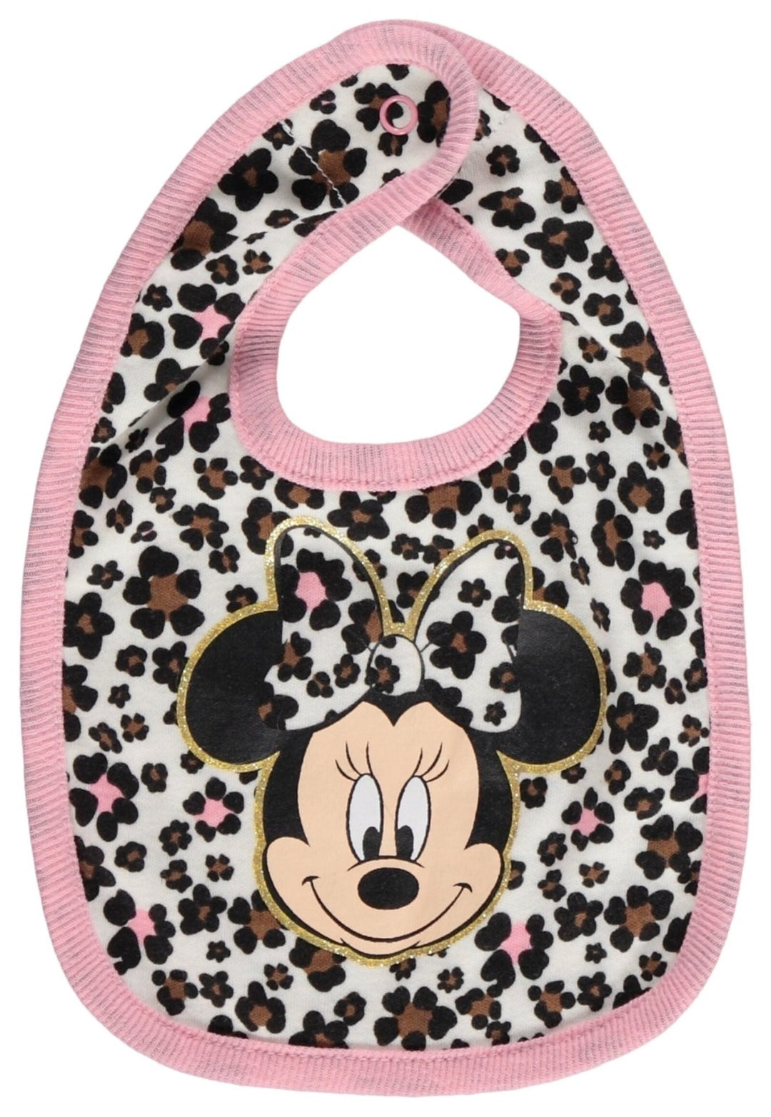 Minnie Mouse Bodysuit Pants Bib and Hat 4 Piece Outfit Set - imagikids