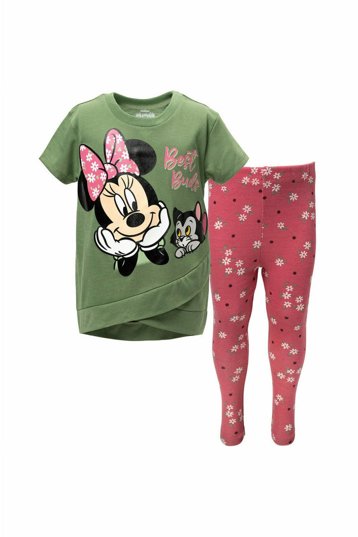 Minnie Mouse Crossover Graphic T - Shirt & Leggings - imagikids