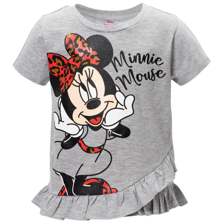 Minnie Mouse Crossover T - Shirt and Leggings Outfit Set - imagikids