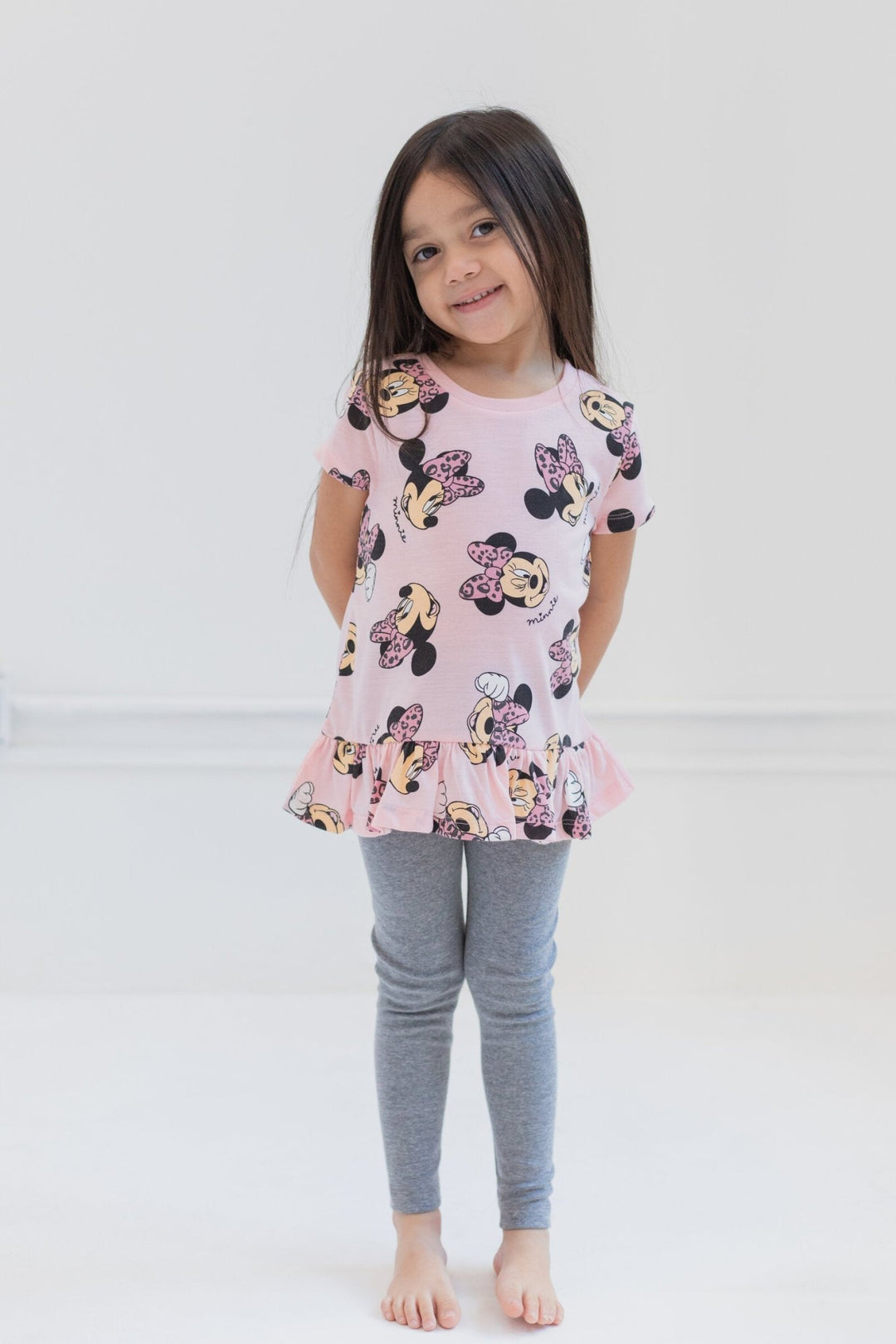 Minnie Mouse Crossover T - Shirt and Leggings Outfit Set - imagikids