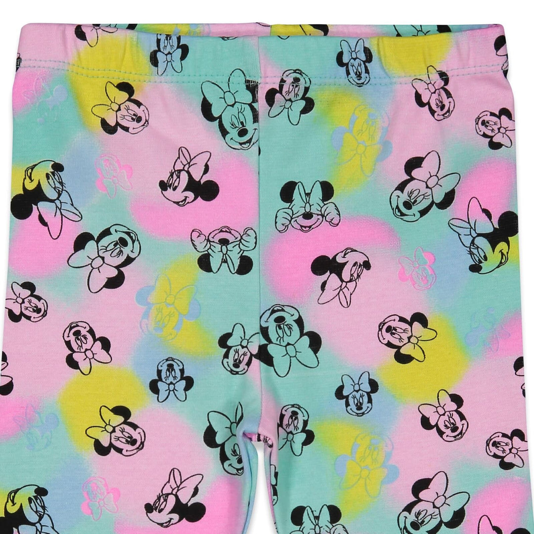 Minnie Mouse Crossover Graphic T-Shirt & Leggings Set